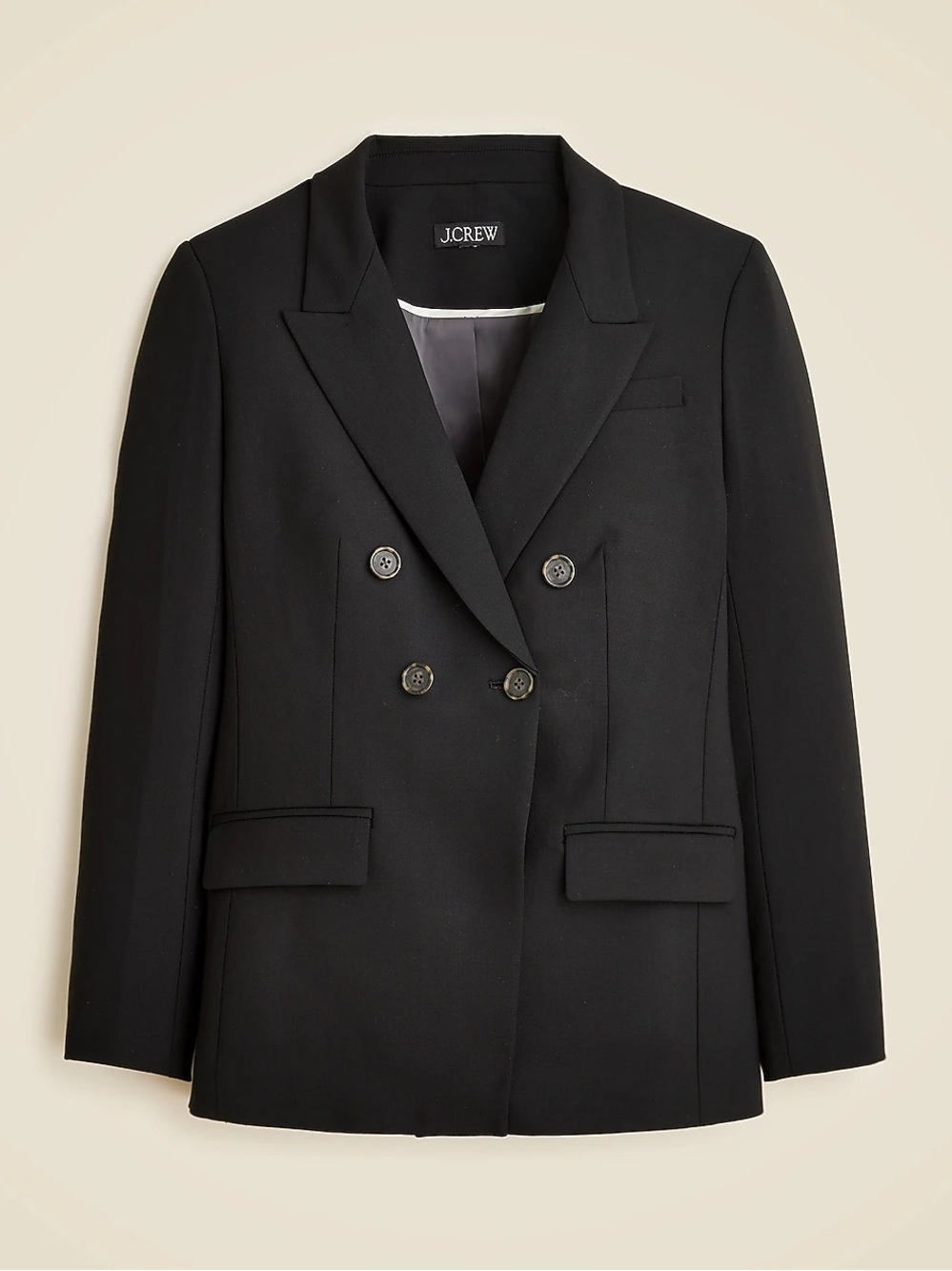 J.Crew Double-breasted blazer in Italian stretch merino wool blend CI621